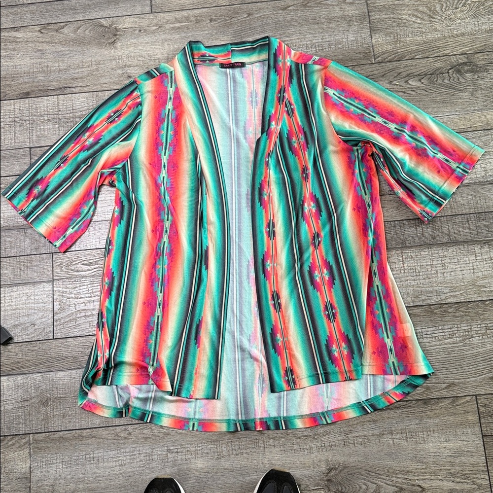 Crazy Train Vibrant Knit Cardigan